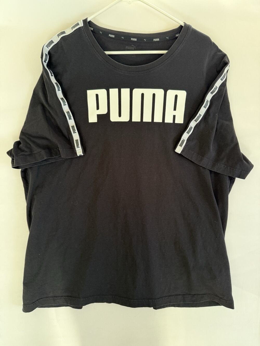 Puma Logo Tee Black Men’s 3XL A114